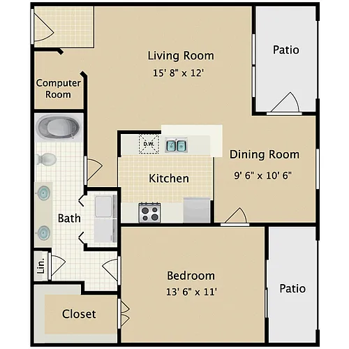 Floor plan The American Eagle