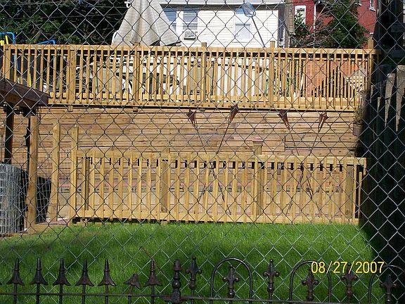 Upper & Lower Patio Area's