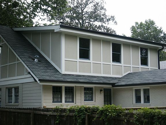 Back of house, huge unfinished attic space ready for your finishing touches.
