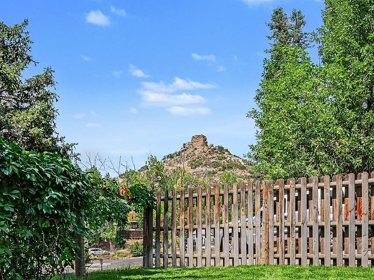 Castle Rock view from backyard