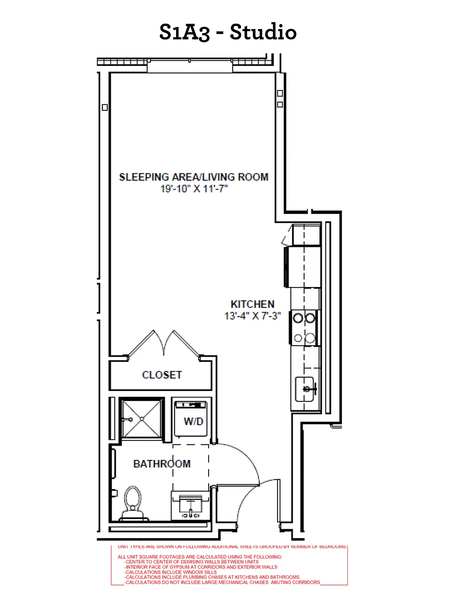 Floor plan S1A3