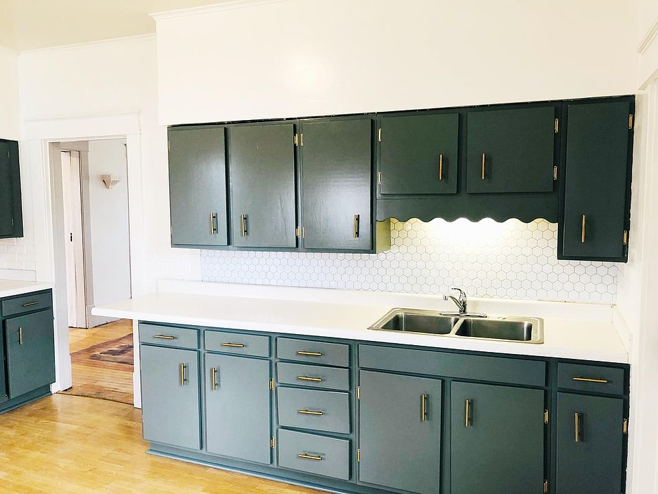 Freshly paint cabinets
