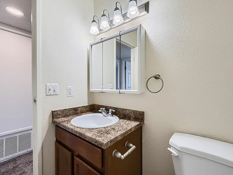 Explore this elegantly designed bathroom, showcasing modern style and functionality.