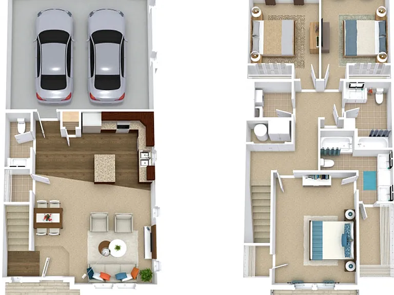 C1 3 Bedroom 2.5 Bath w/ 2 Car Garage C1 3 Bedroom 2.5 Bath w/ 2 Car Garage