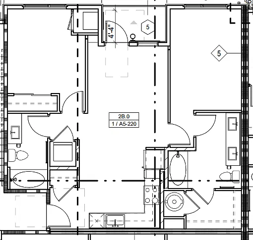 Floor plan 2B