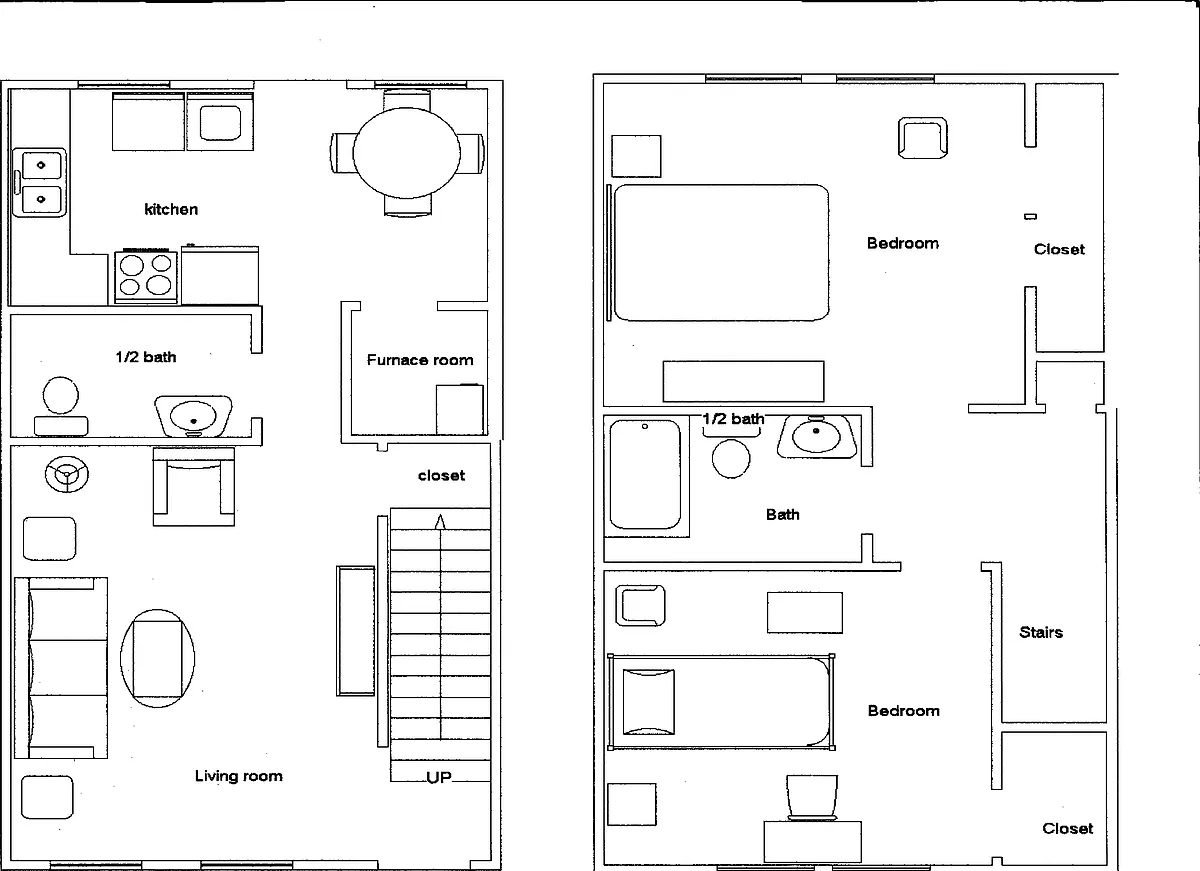 Floor plan Townhome Floor Plan