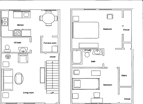 Floor plan Townhome Floor Plan