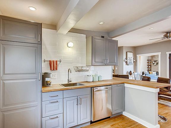 Butcher block counters