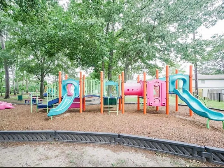 One of the neighborhood parks. 
The toddler park.
