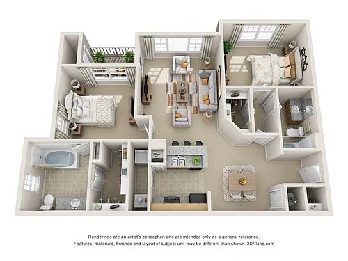 Floor plan Cedar Two