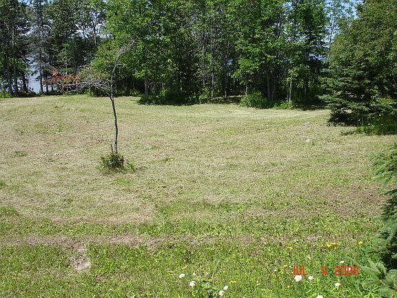 looking toward river