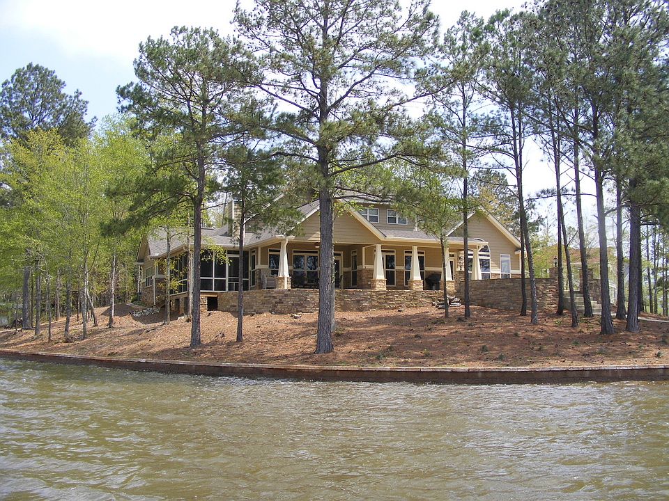 Lakeside of house