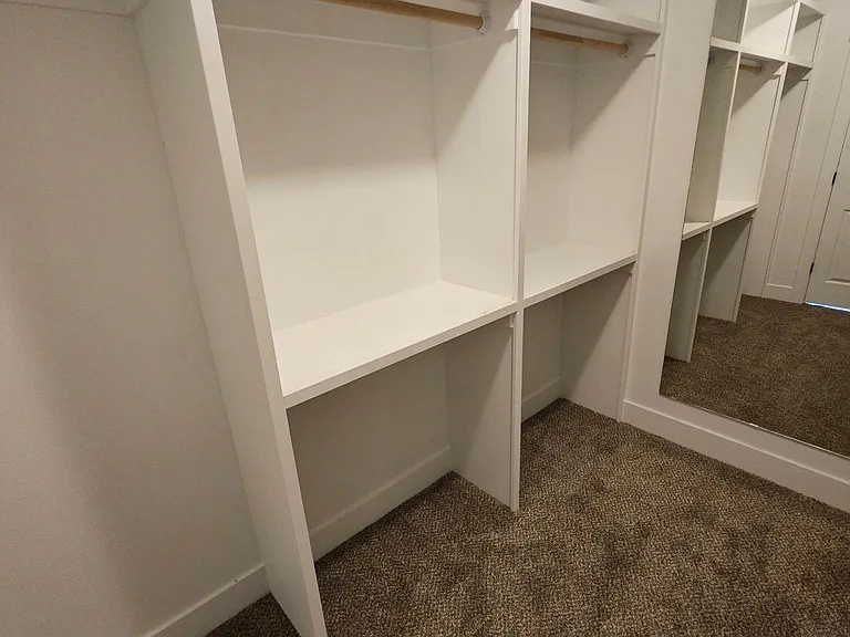 Recently installed master closet organizer 2023