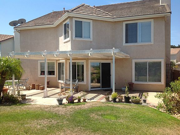 Rear patio view