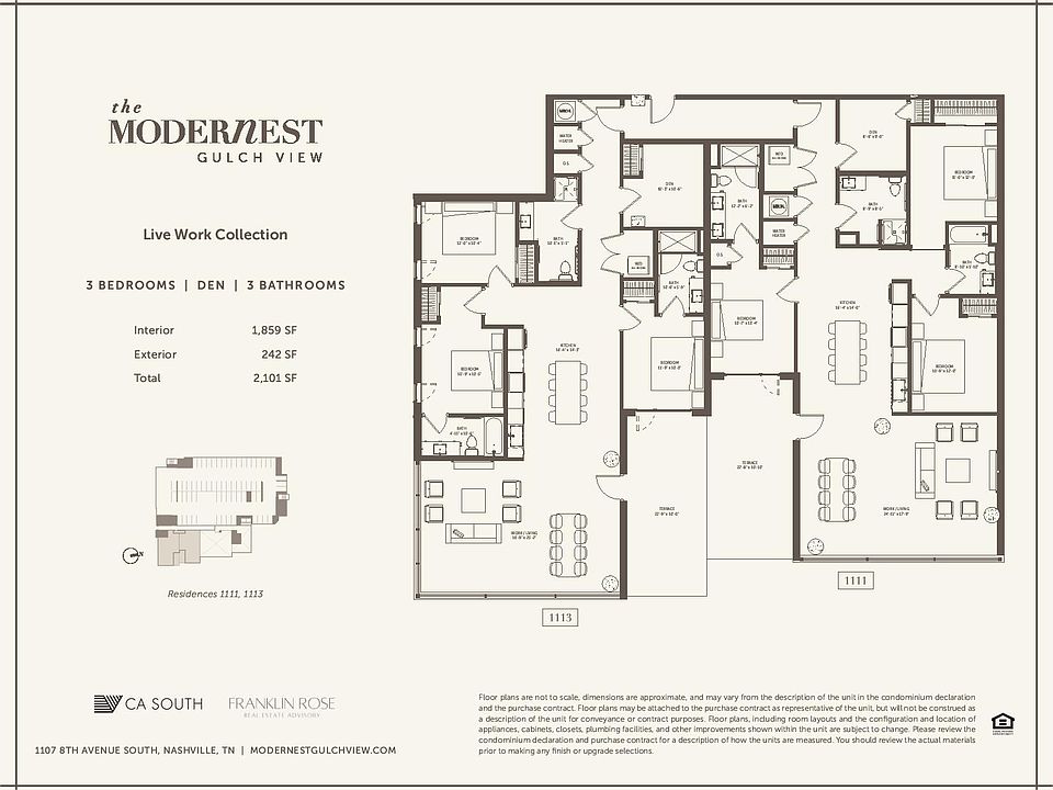 Modernest Gulch View Live Work 3 Bedroom Den