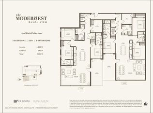 Live Work Collection 3 Bedroom Den Plan, Modernist Gulch View, Nashville, TN 37203