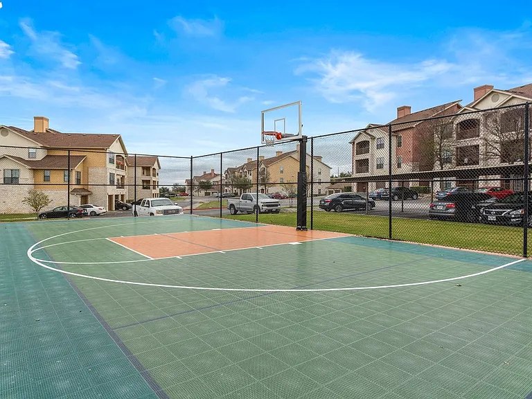 Enjoy a pick up game on the sport court!