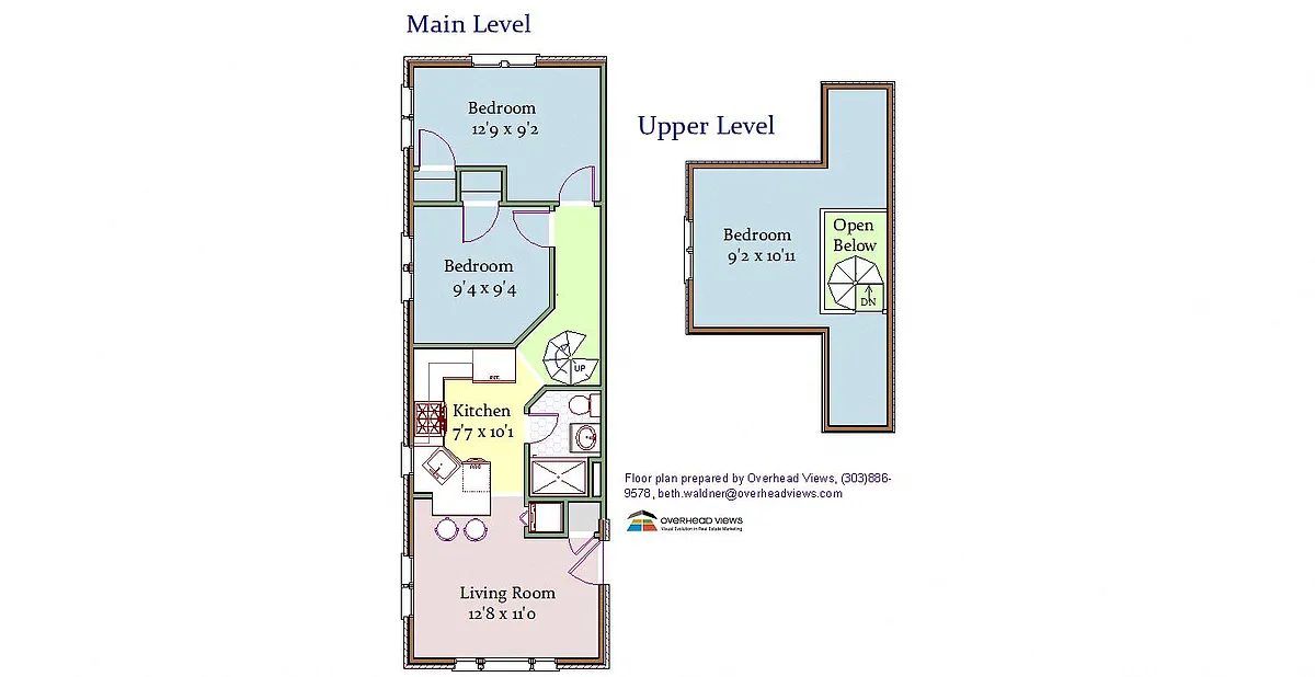 Floor plan 3 Beds 1 Bath