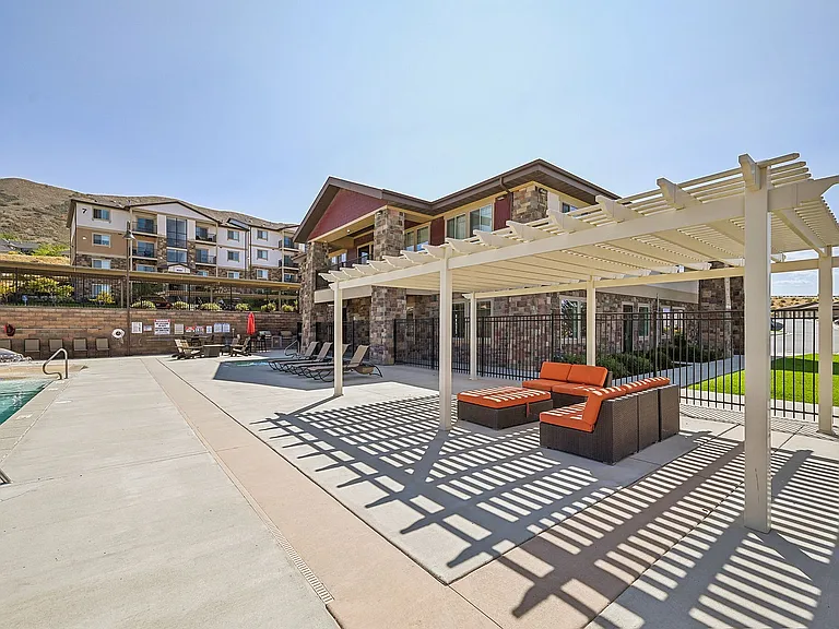 Sundeck lounge area