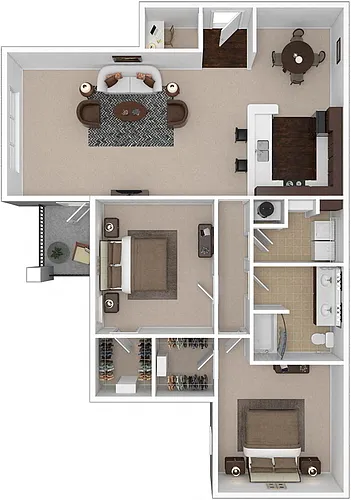 Floor plan Beryl Great Room
