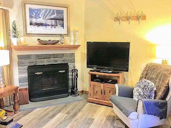 Wood Burning Fireplace