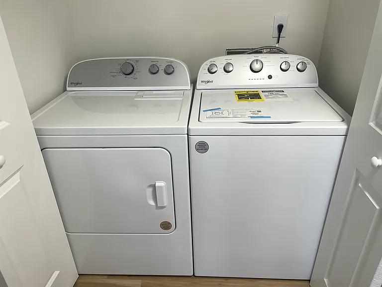 New washer & dryer