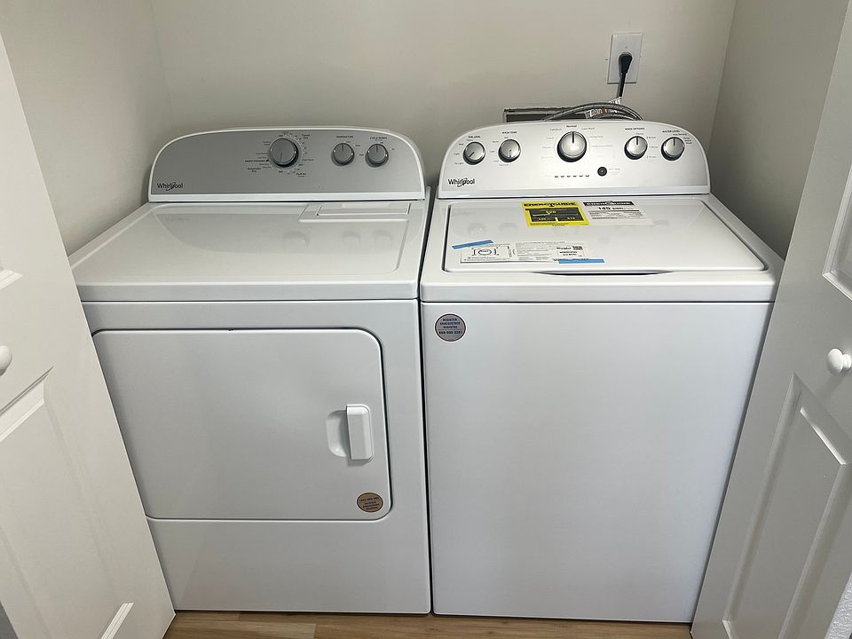 New washer & dryer