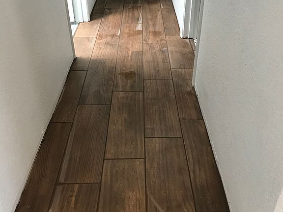 Tile hallway 