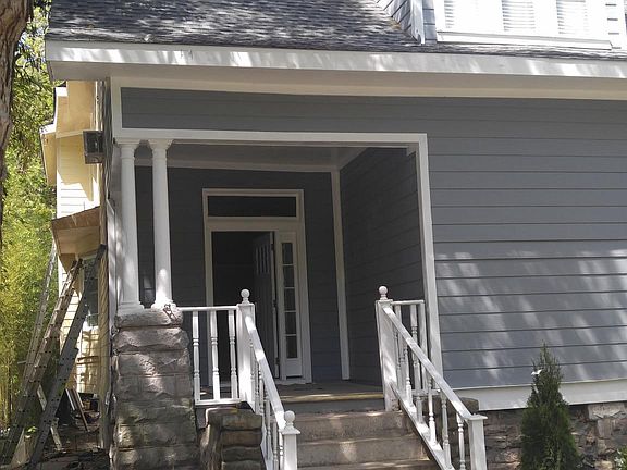 Not finished on front porch yet.