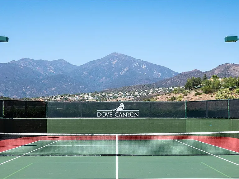 Dove Canyon tennis and pickleball courts (one of 4).