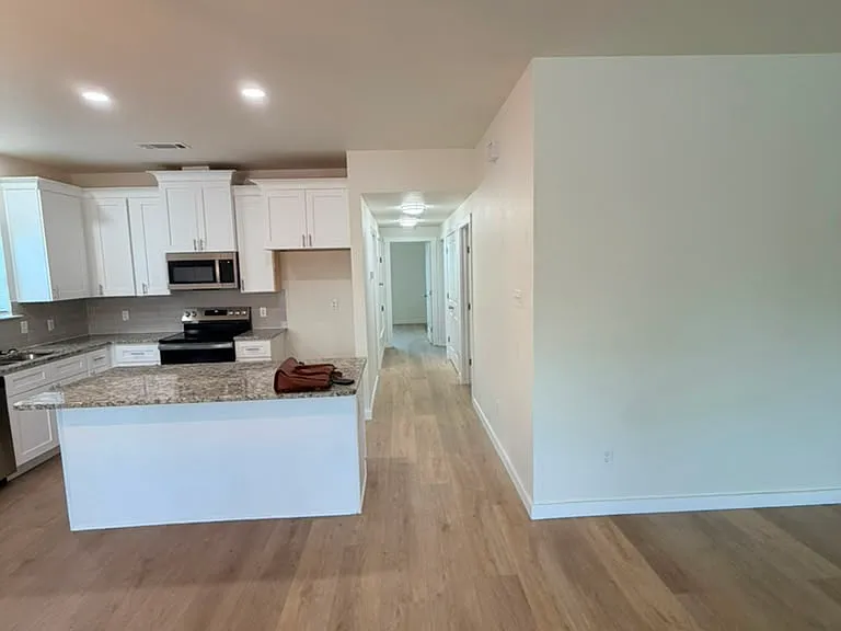 Hallway leading to bedrooms