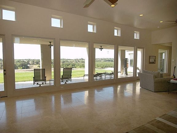 Looking out toward the river