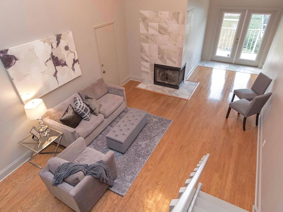 View from top of the stairs