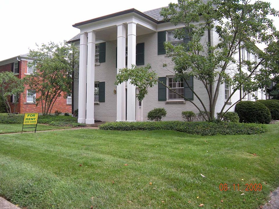 We've changed the exterior the building since this photo was taken. The entrance now has a pitch roof and a terrific bright red door.