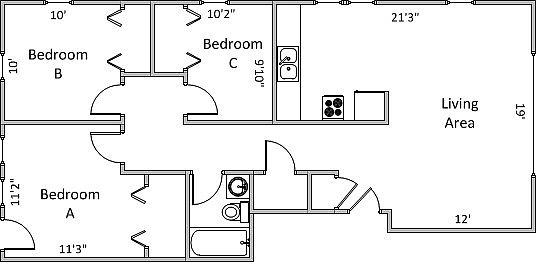 2nd image of 3810 Hoover Dr #13404547