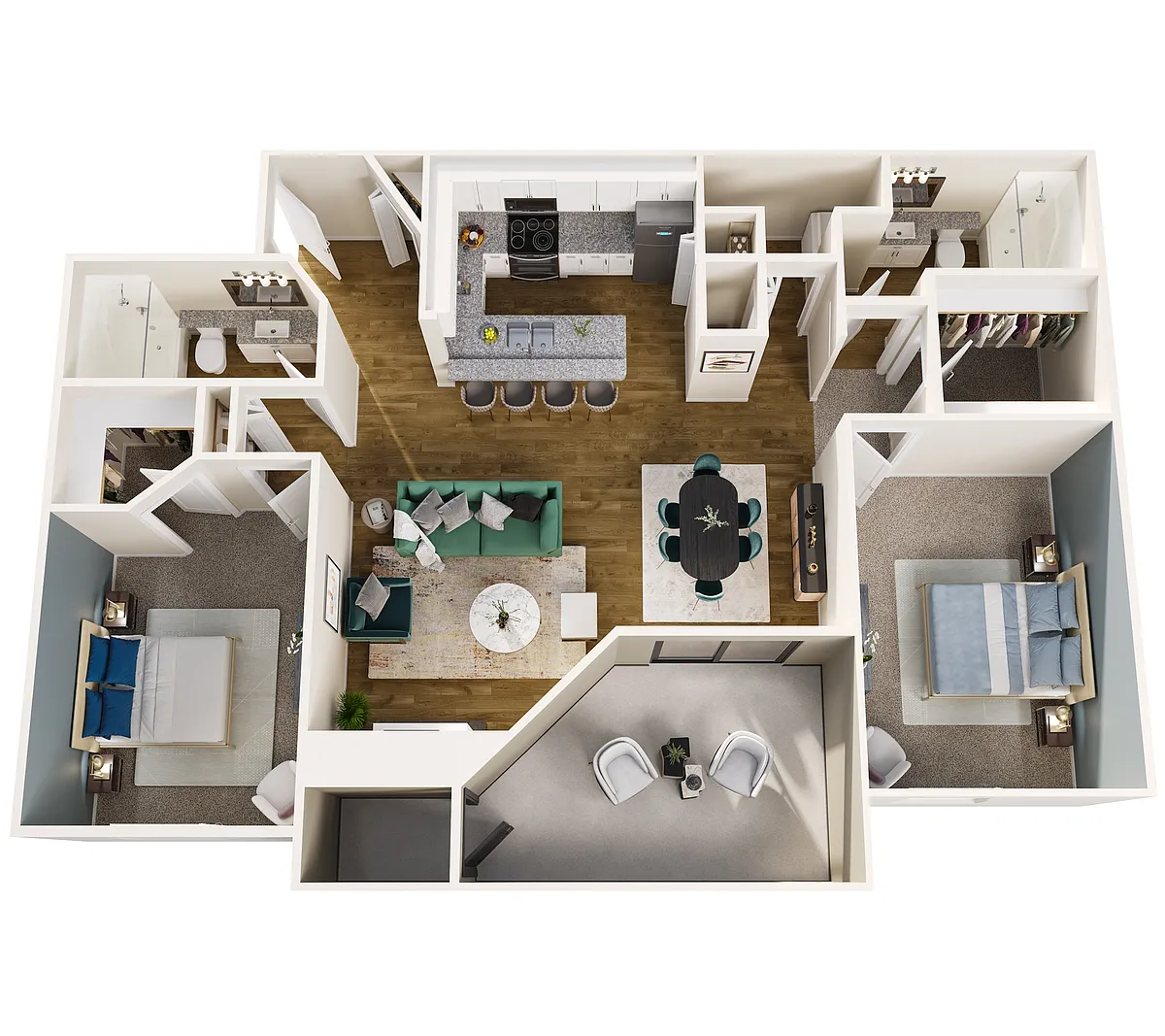Floor plan The Rosewood