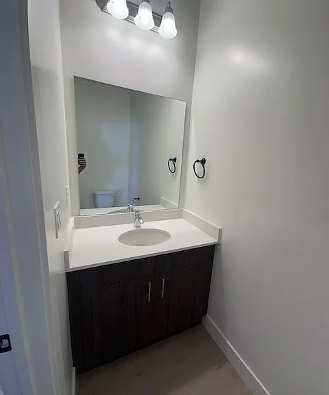 Half bath located on main floor