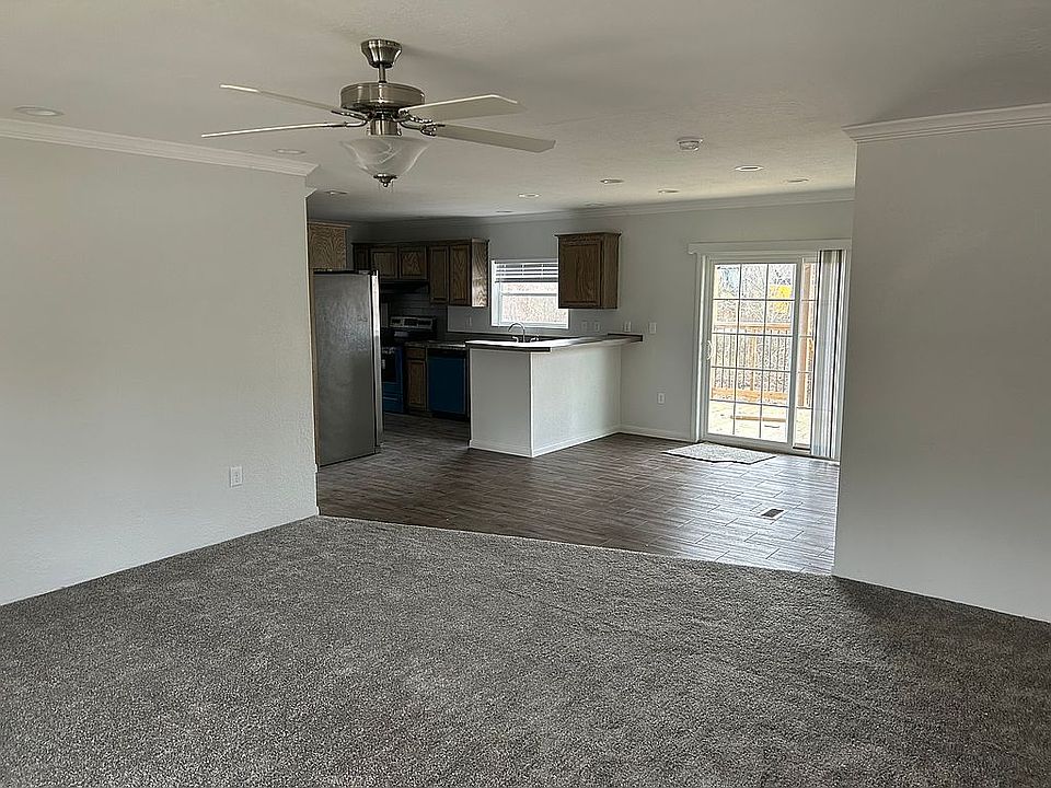 Front entry into kitchen 