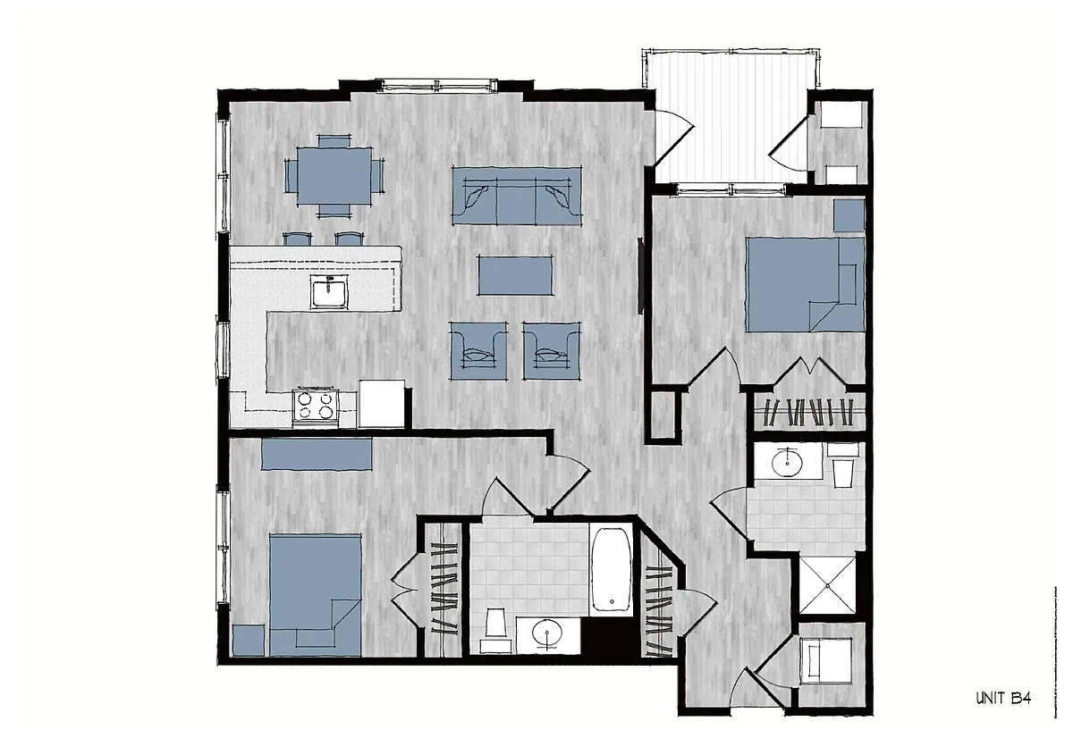 Floor plan B4