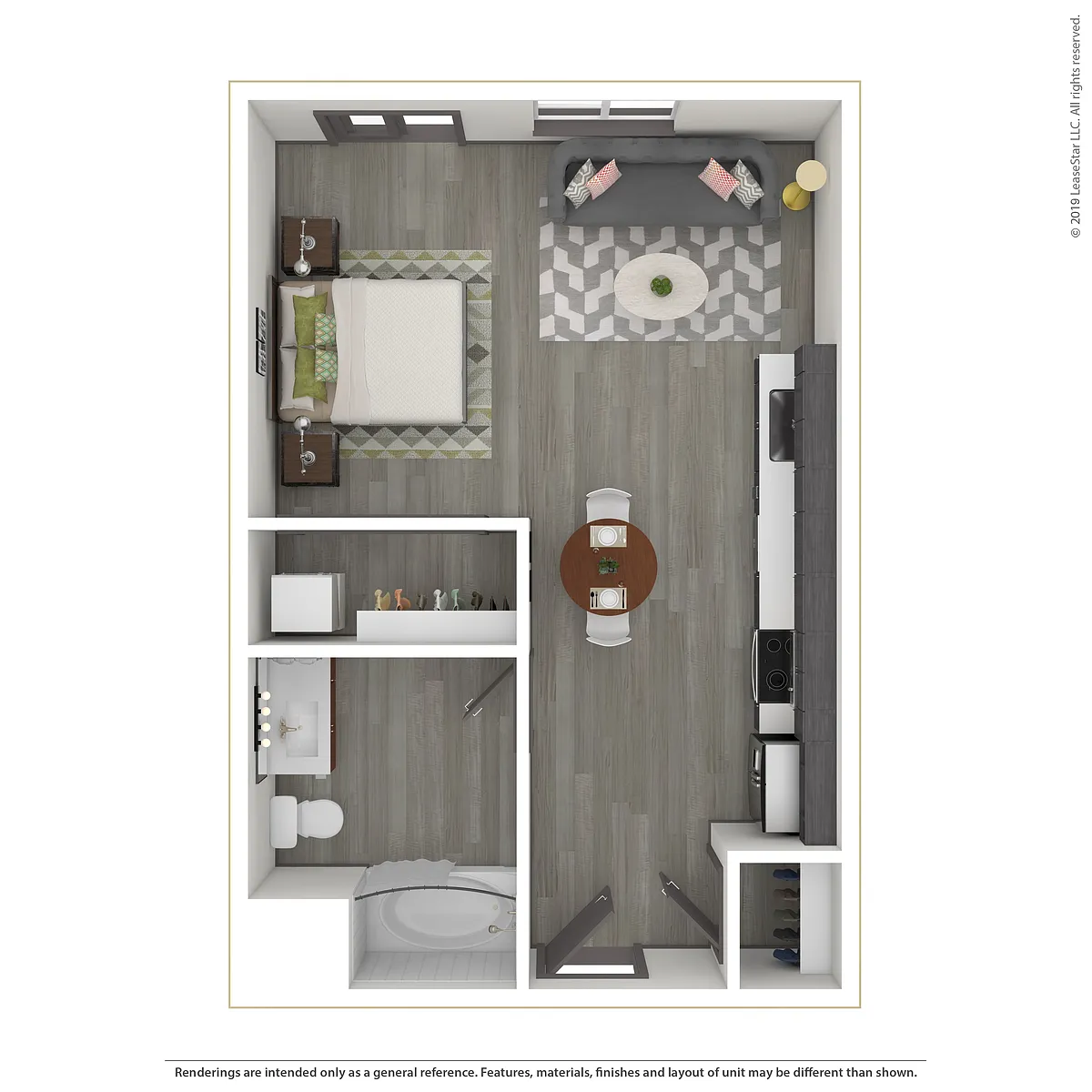 Floor plan Landing C