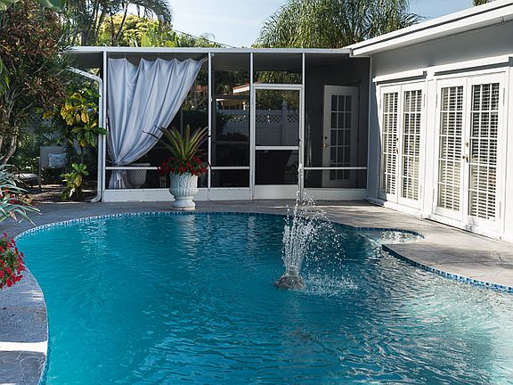 Tropical Pool Setting