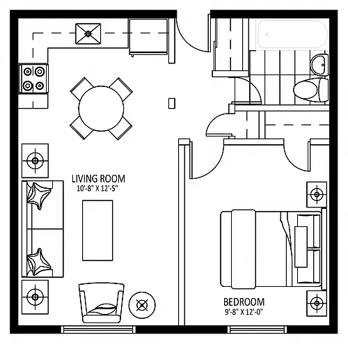 Floor plan 1196 Shillington - Plan F