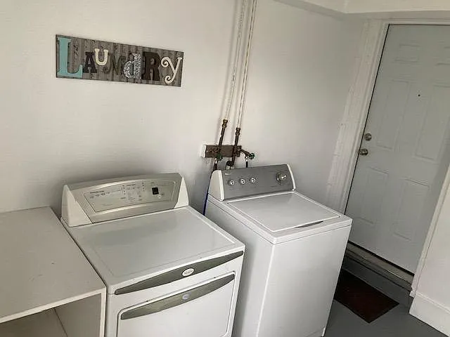 Shared Laundry on main level