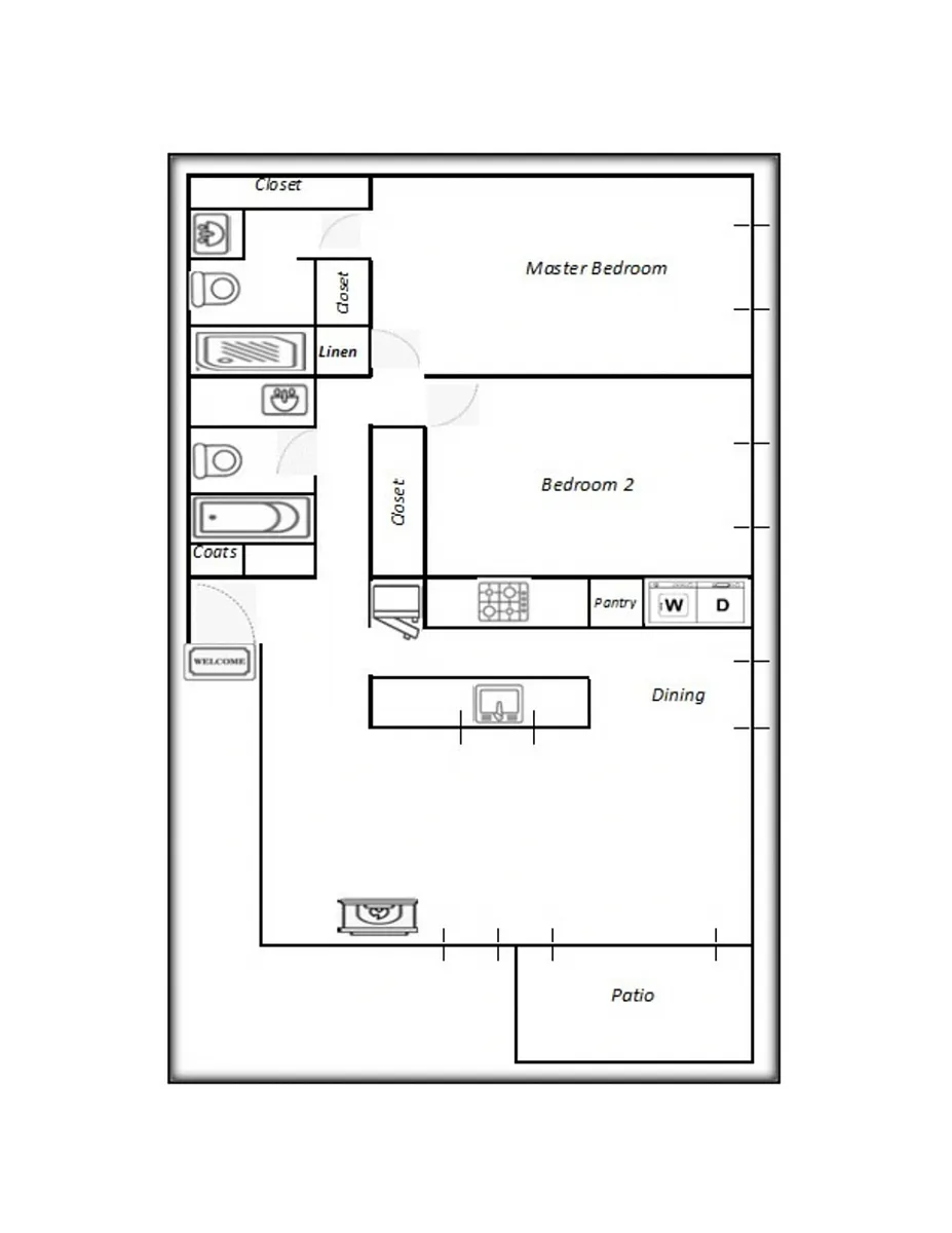 Floor plan The Cottonwood