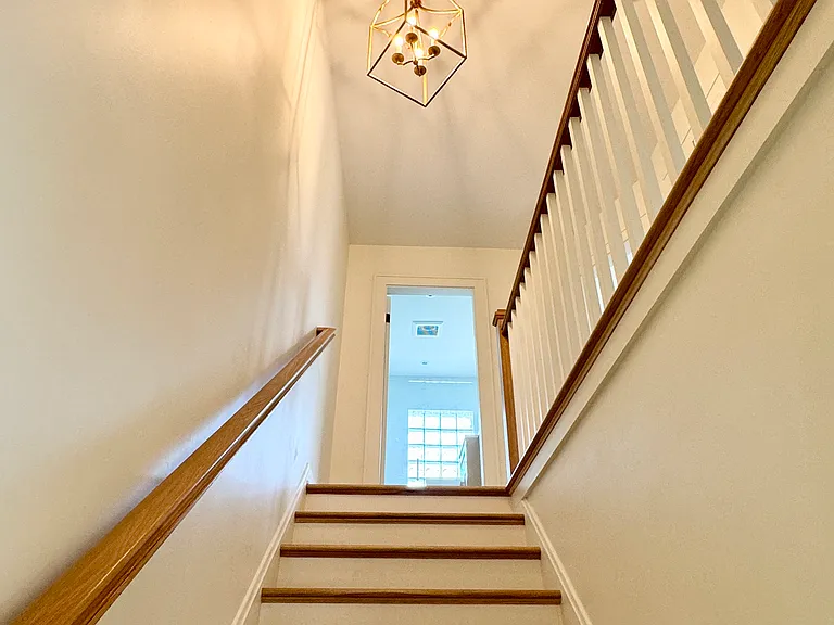 Stairwell leading to second floor