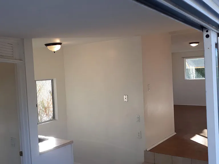 Flex space with wet bar