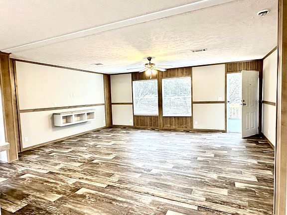 Living Room with built in shelf