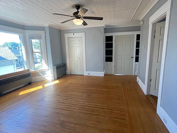 View of living room, bedrooms and closet.