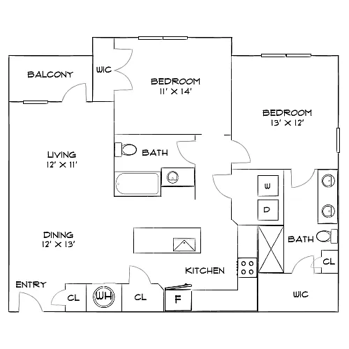 Floor plan Design 2B