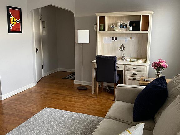 Light gray walls and tons of natural light
